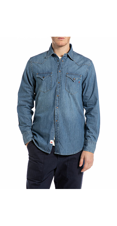 ウエスタンデニムシャツ